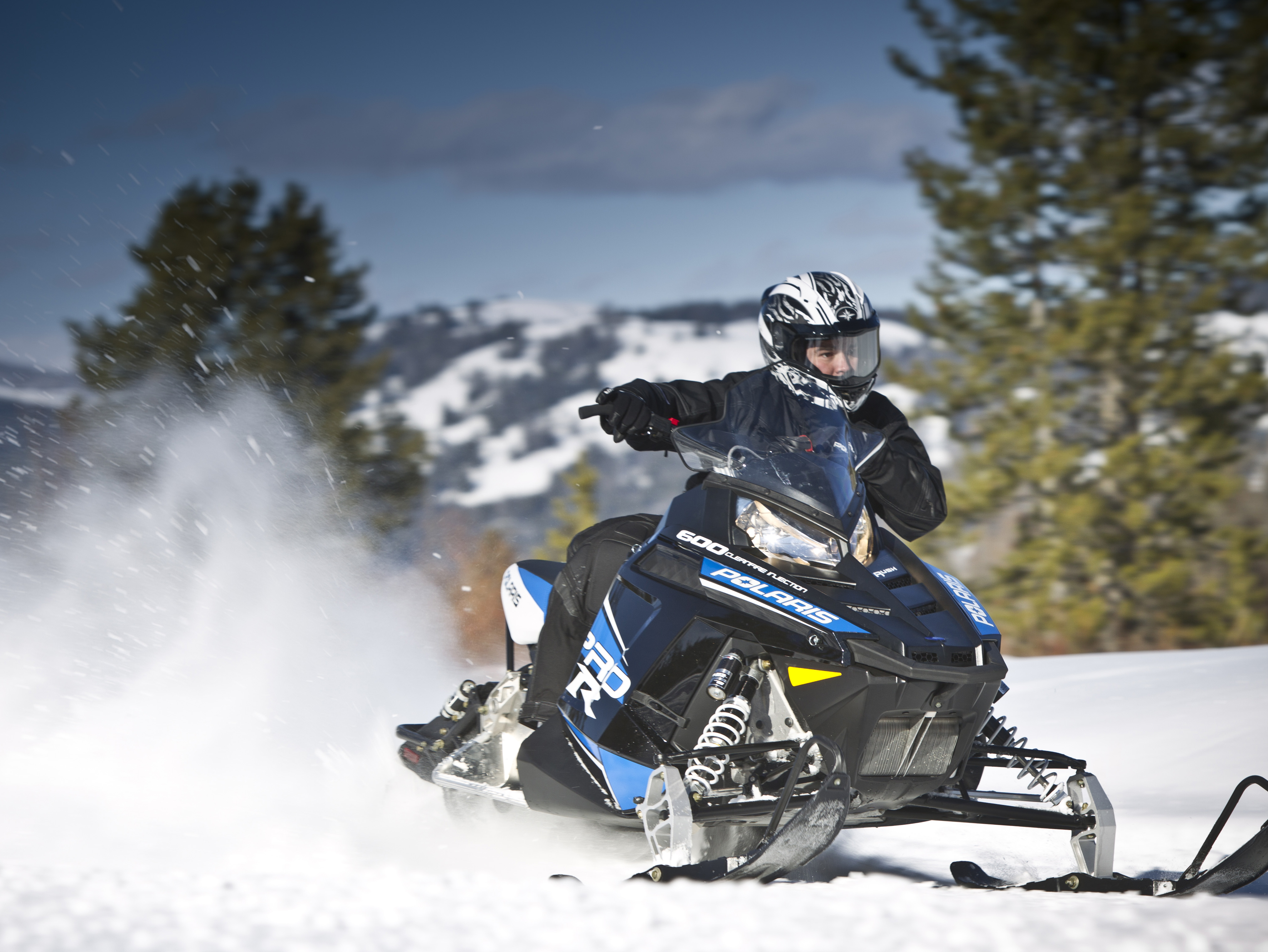 Polaris 4k snowmobile